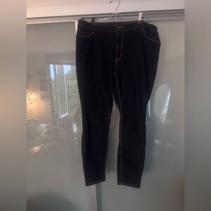 Old Navy Women’s Mid-Rise Rock Star Skinny Dark Blue Jeans, Size 22